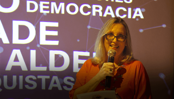 A diretora-executiva, Mônica Gardelli Franco, destacou os valores éticos e posicionamentos públicos do CENPEC.