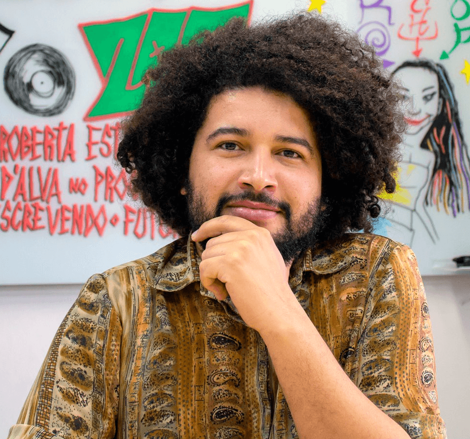 Esdras Soares, um dos editores da Revista Crioula