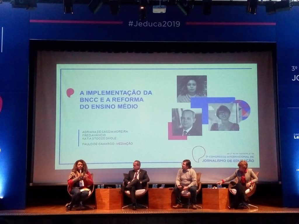 Adriana Moreira, Fred Amâncio, Paulo de Camargo e Katia Smole.