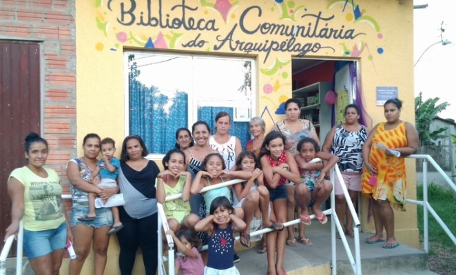 Biblioteca Comunitária do CIRANDAR, em Ilha Grande (RJ)
