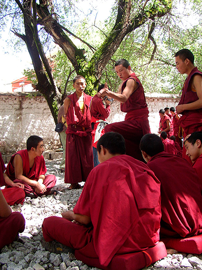 Monges budistas.