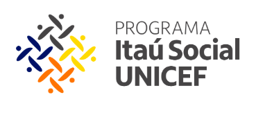 Logomarca do Programa Itaú Social UNICEF.