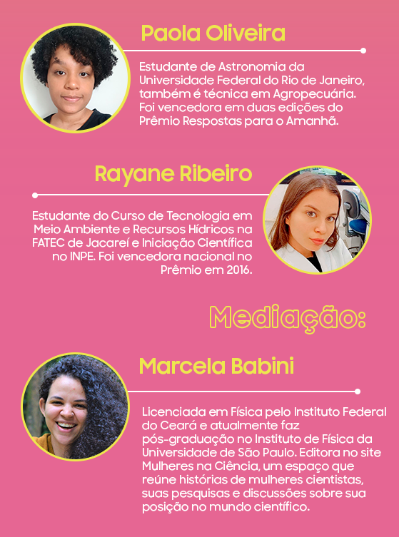 Participantes do terceiro webinar RPA, vencedoras do Prêmio Respostas para o Amanhã.