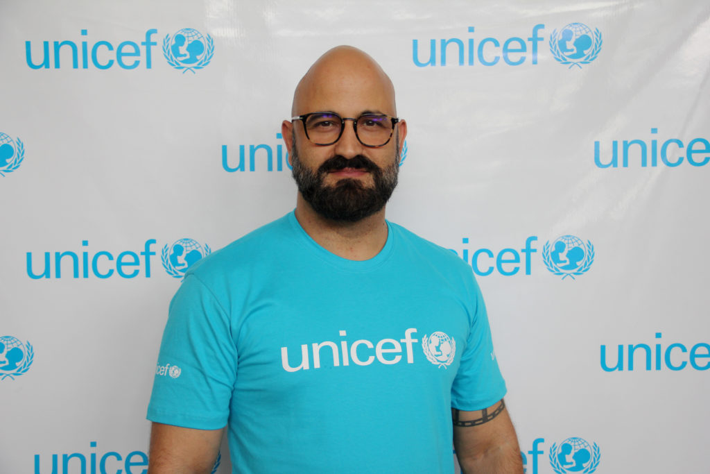 Fotografia de Ítalo Dutra, chefe de educação do Fundo das Nações Unidas para a Infância (UNICEF).