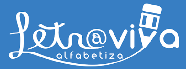 Logomarca do projeto Letra Viva Alfabetiza.