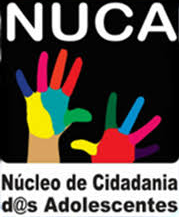 Logotipo do Núcleo de Cidadania dos Adolescentes (NUCA).