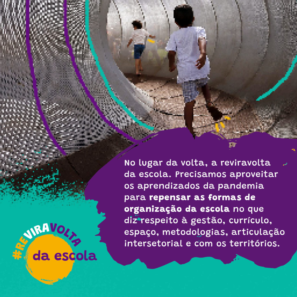 Imagem da campanha Reviravolta da Escola.