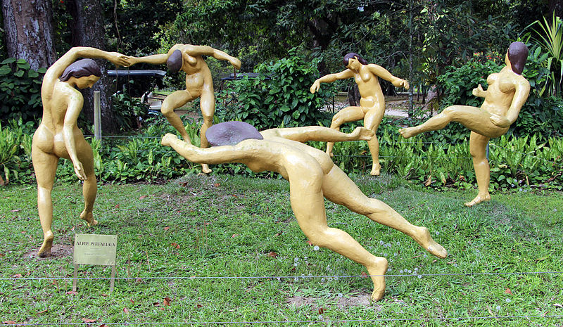 Opera ispirata alla danse di Matisse. Jardim Botânico, Rio de Janeiro.  Obra baseada em A dança, de Henri Matisse. Foto: Wikipedia